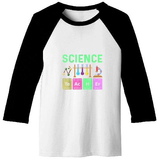 Science Teacher Chemist Physicist Vintage Baseball Tees