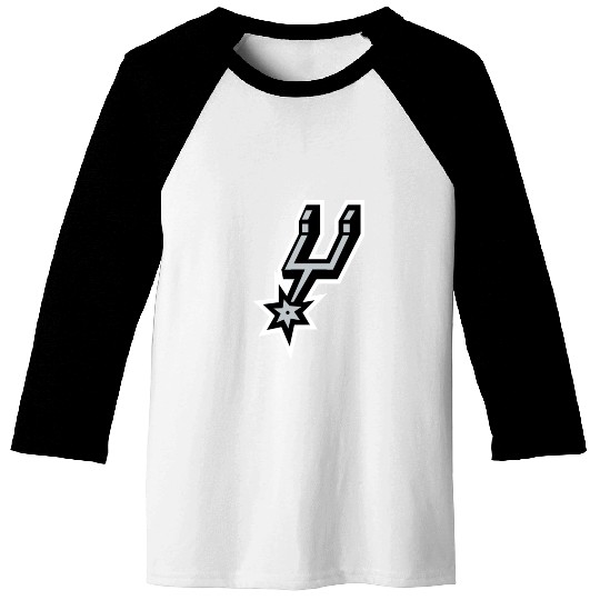 San Antonio Spurs logo Baseball Tees