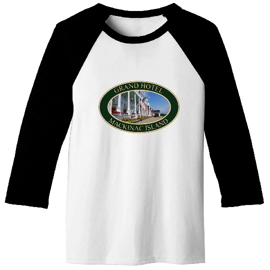 Grand Hotel on Mackinac Island, Michigan Baseball Tees