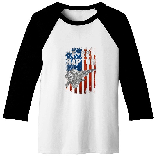 F 22 Raptor US Airborne Fighter Pilot Baseball Tees