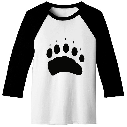 Black Bear Track Baseball Tees