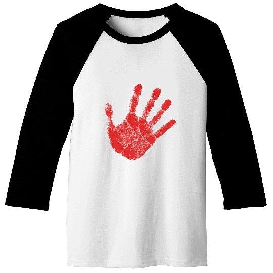 Red Hand - Supporter of MMIW Baseball Tees