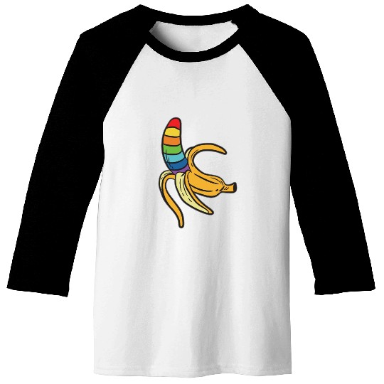 Gay Banana LGBTQ Pride Baseball Tees
