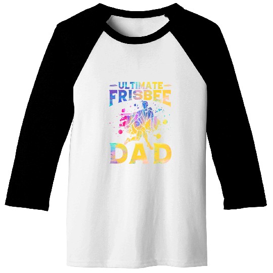 Ultimate Frisbee Dad Baseball Tees