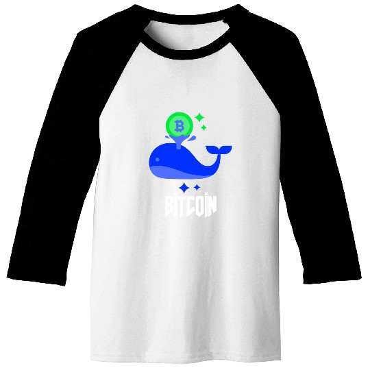 Bitcoin whale Baseball Tees