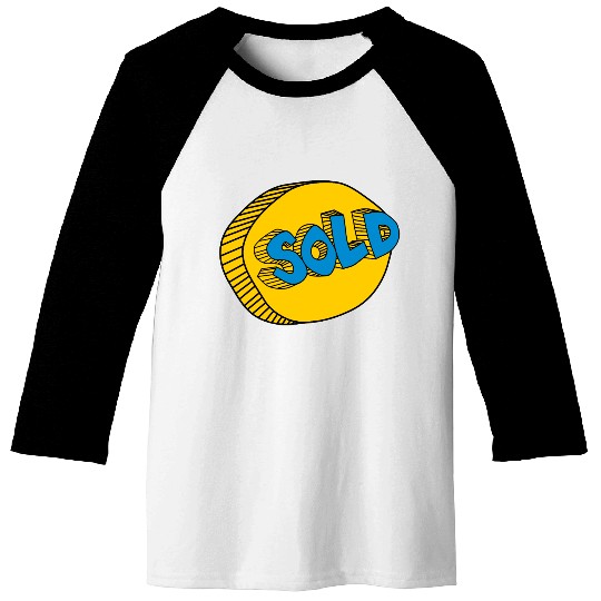 retro sold stamps typography Baseball Tees