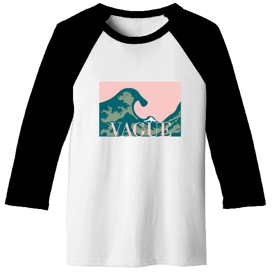 La Grande Vague - The Great Wave Baseball Tees