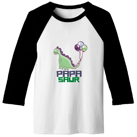 PAPA SAUR, Father's Day Baseball Tees