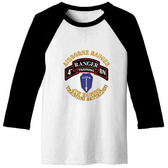 SOF 4th Ranger Training Battalion ABN RGR FBGA X 3 Baseball Tees