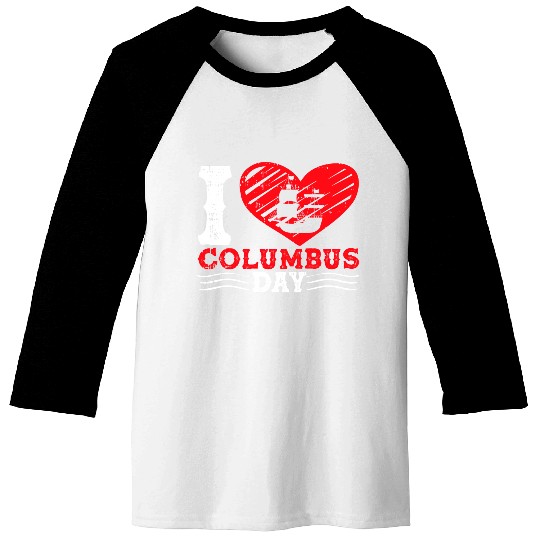 Columbus Day Italian Pride Baseball Tees