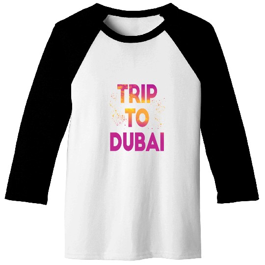 Trip To Dubai Baseball Tees