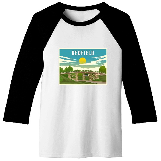 Redfield Historic James Street Bridge Baseball Tees