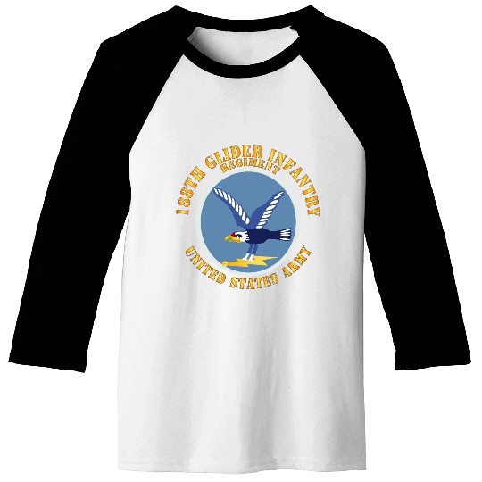 Army 188th Glider Infantry Regiment SSI X 300 Baseball Tees