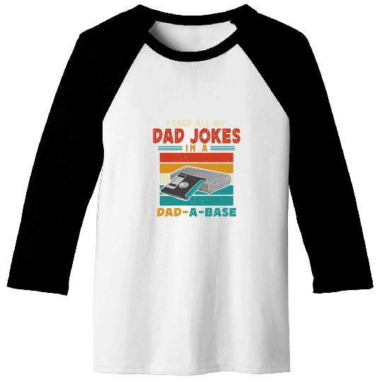 Dad Joke Data Scientist Pun Computer Science Papa Baseball Tees