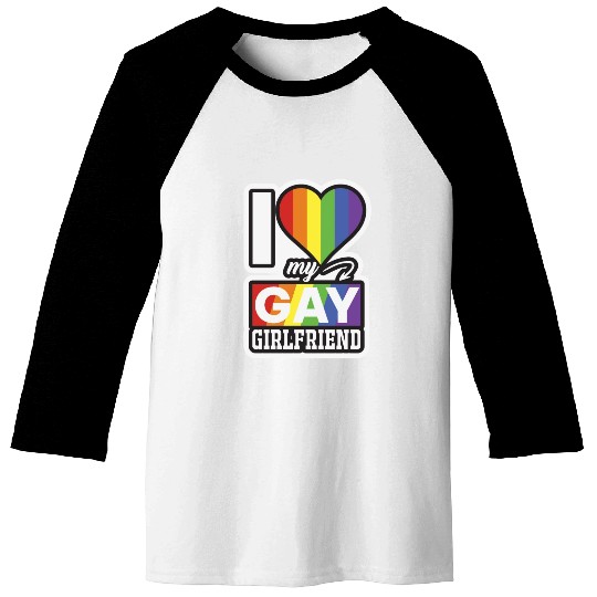 LBGT Flag Gay Pride Human Love Girlfriend Baseball Tees