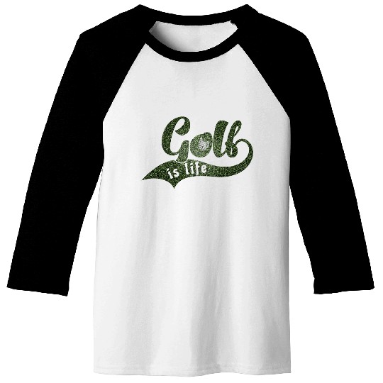 GOLF IS LIFE Distressed Look Baseball Tees