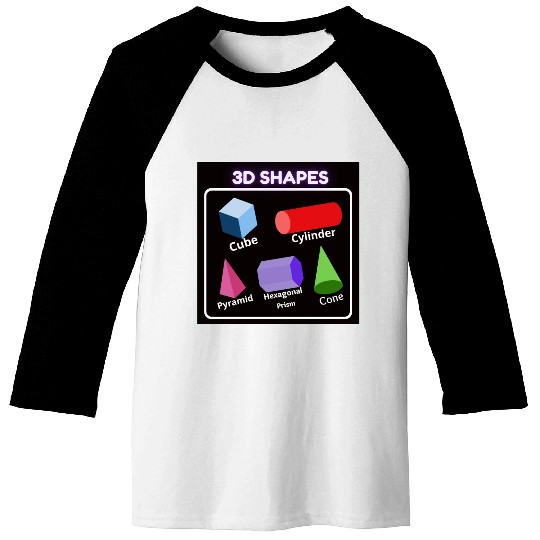 Preschool Homeschool,Learn Shapes For Kids Baseball Tees