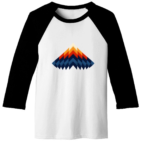 Mountain abstract Baseball Tees