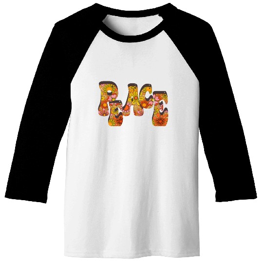 Psychedelic Peace Baseball Tees