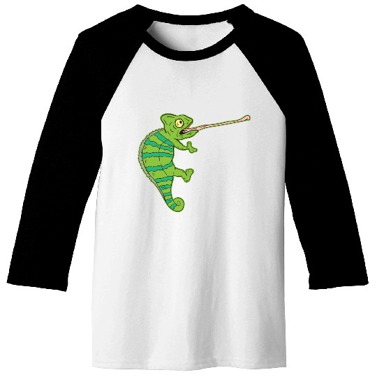 Wildlife Climbing Chameleon Animal Welfare Gift Baseball Tees
