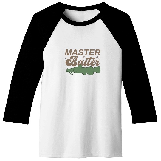 Master Baiter - Wels Catfish Hunter Baseball Tees