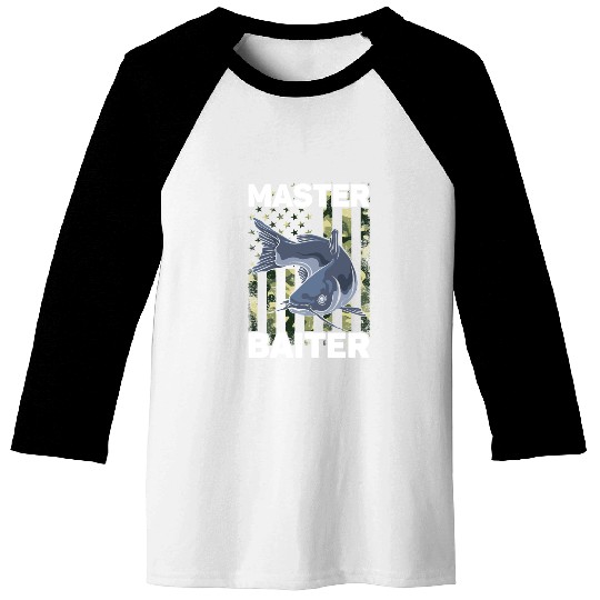 Master Baiter - Wels Catfish Hunter Baseball Tees