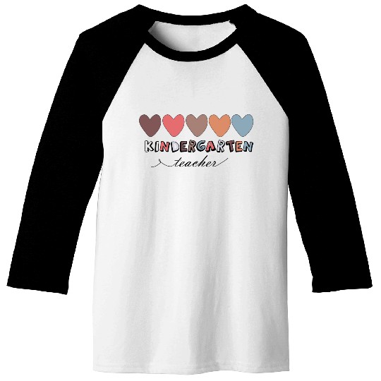 Kindergarten Teacher Baseball Tees Women Teaching Baseball Tees