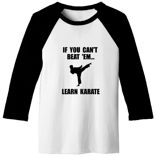 Learn Karate Baseball Tees