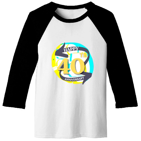 ANNIVERSARY 40 Baseball Tees