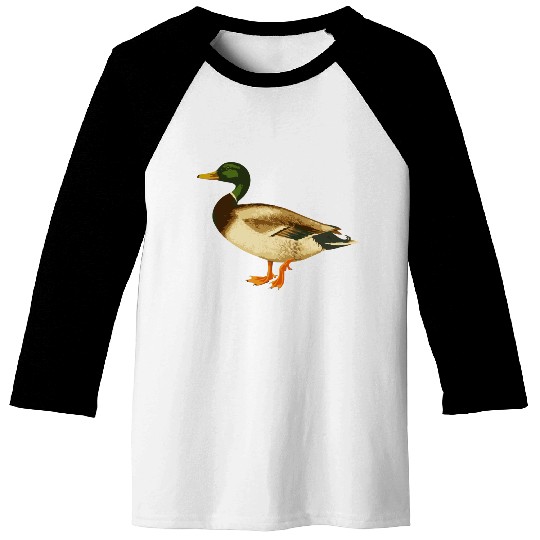 Mallard Duck Cute Duck Wild Duck Lover Baseball Tees
