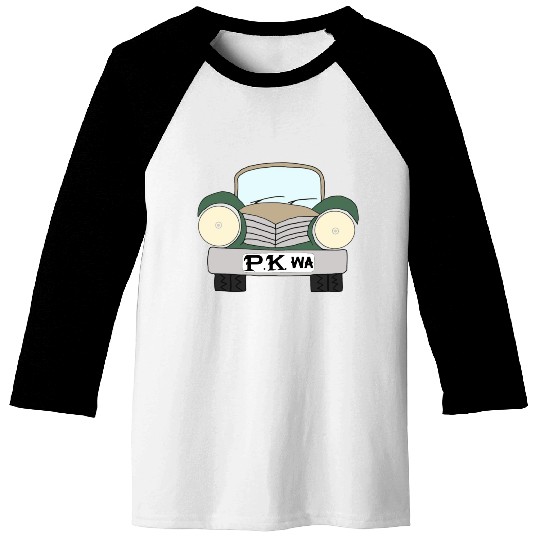 Old Car Khaki Afrikaans PK wa Baseball Tees