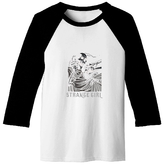 Skeleton Bones Tarot Card Occult Strange Gothic Baseball Tees