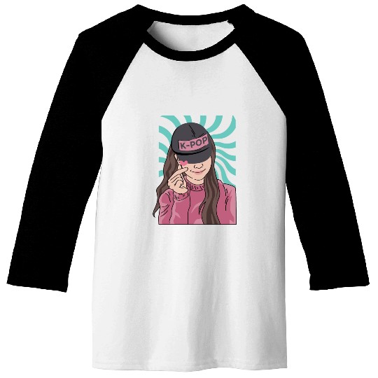 K-POP Fanatic Korean or Asian Gift Baseball Tees