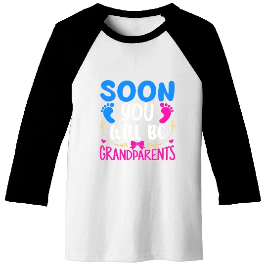 We Will Become Grandparents, Be Grandparents Baseball Tees