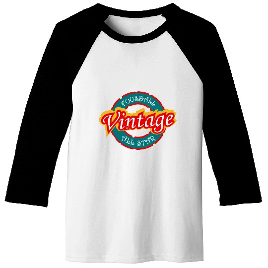 Foosball vintage all star Baseball Tees