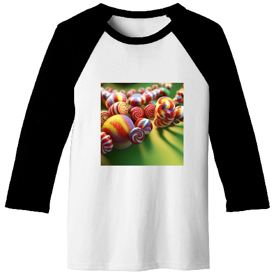 A glimpse into candy land version 3 Baseball Tees