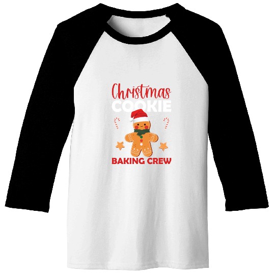 Christmas Cookie Baking Crew Baseball Tees