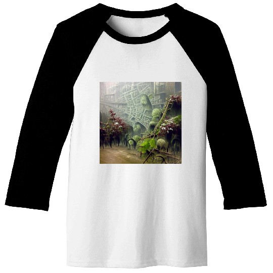 Horror City Baseball Tees