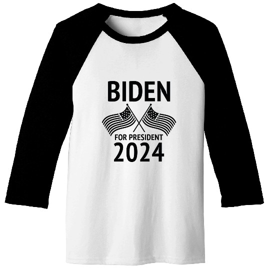 Joe Biden For President 2024 Baseball Tees