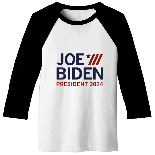Joe Biden President 2024 Baseball Tees