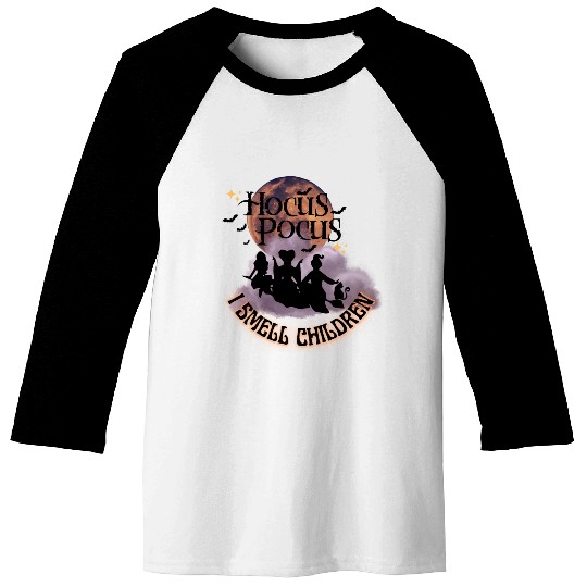 Hocus Pocus Sticker, I Smell Children Sticker Baseball Tees