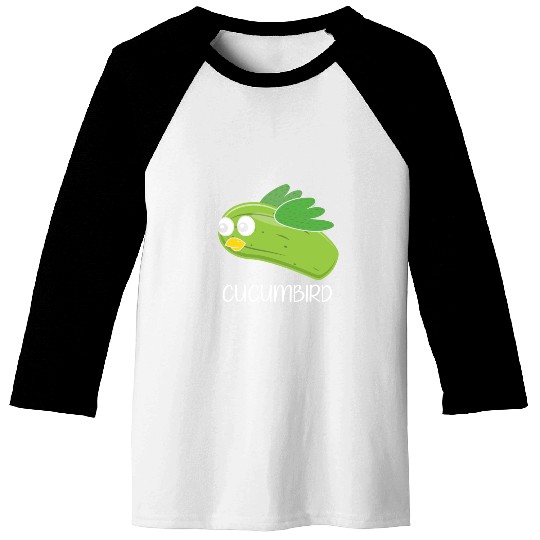 Cucumbird Vegetarian Vegetable Vegan Cucumber Baseball Tees