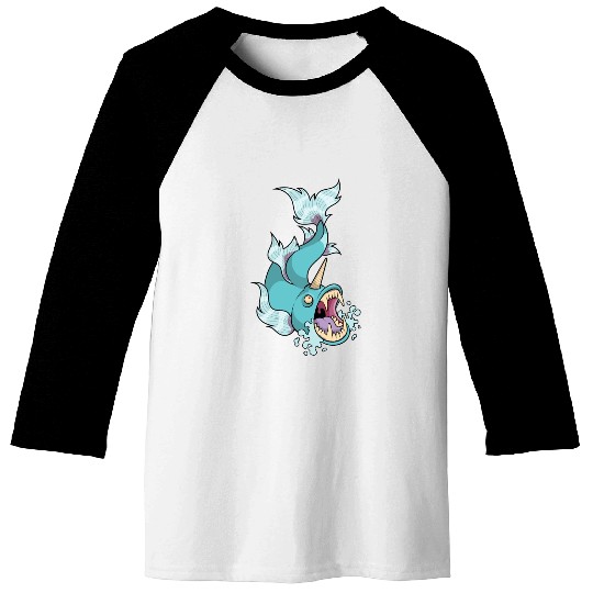 Unicorn Fish Baseball Tees