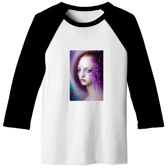 The Purple Haired Woman Baseball Tees