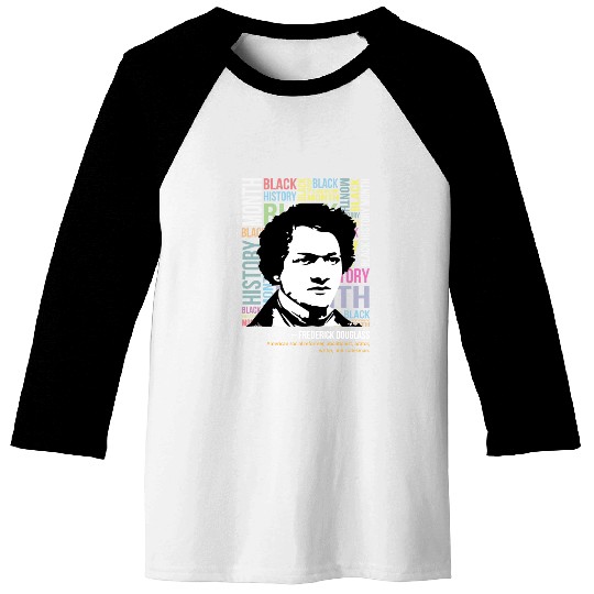 Frederick douglass Baseball Tees