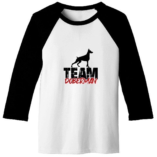 Team Doberman Baseball Tees
