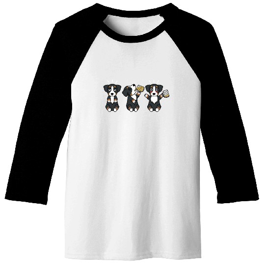 Bernese Mountain Dog Beer Lover Baseball Tees