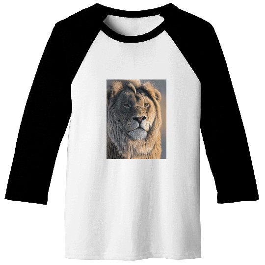 Lion King Of The Forest Baseball Tees