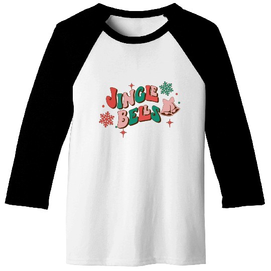 Jingle Bells Christmas Baseball Tees