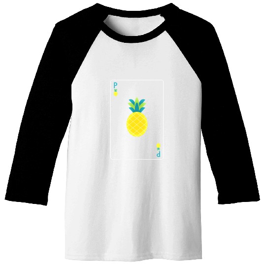 Open Faced Chinese Poker Pineapple Baseball Tees